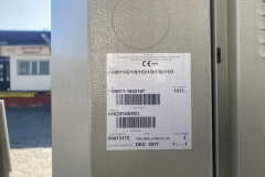 Tabliczka znamionowa Chiller Vertiv 120 kW FG0011