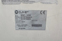 Clivet WSAT-SC90C Tabliczka znamionowa