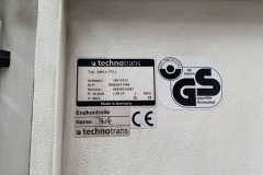 TechnoTrans Beta.c 170 L tabliczka znamieniowa