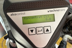 Technotrans Alcocontrol: menu serwisowe na wyświetlaczu, ekran 2