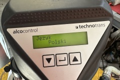 Technotrans Alcocontrol: menu serwisowe na wyświetlaczu, ekran 5