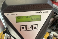 Technotrans Alcocontrol: menu serwisowe na wyświetlaczu, ekran 6