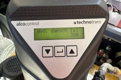 Technotrans Alcocontrol: menu serwisowe na wyświetlaczu, ekran 10