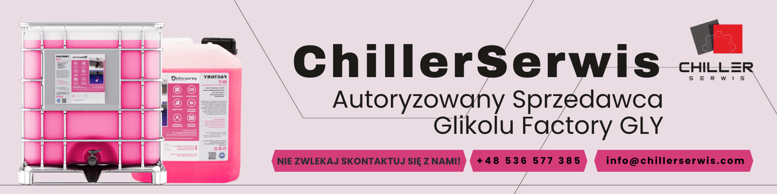 ChillerSerwis Autoryzowany Sprzedawca Glikolu Factory GLY Propanatriol